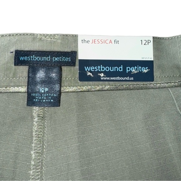 Westbound Size 12 The Jessica Fit Womens 3-in-1 Pant w/Slash Pocket NWT - Picture 6 of 7